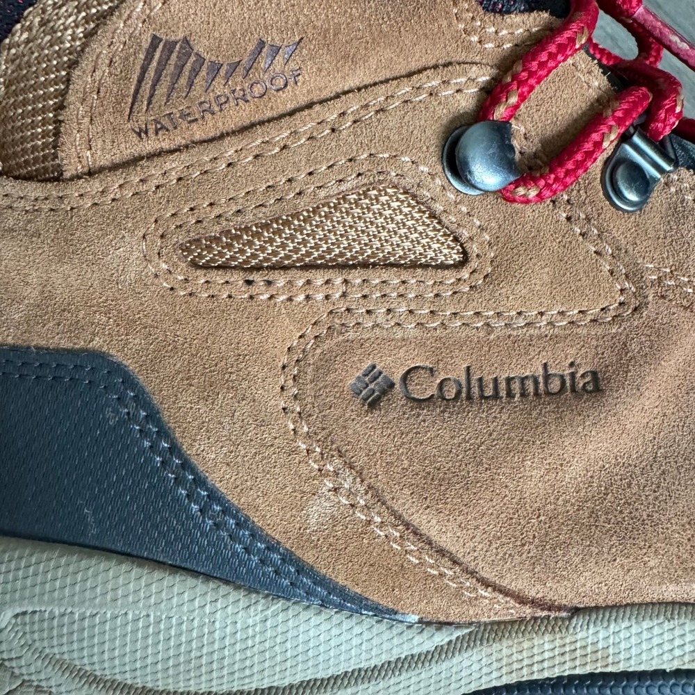 Columbia Womens 9 Newton Ridge Plus Waterproof Hiking Boots Elk Red BL4552-286 - Picture 11 of 14